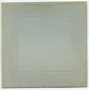 Carton Photographique 130x130 pour photo 80x80mm circa 1900