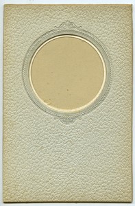 Carton Photographique 105x165 pour photo 60x60mm circa 1900