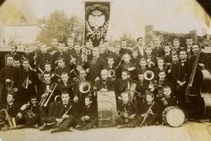 France Lourdoueix St Michel Musical Group College Old Photo 1900