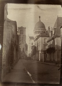 France Tours Basilique Saint Martin Tour Charlemagne Old Photo 1890