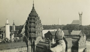 France Paris Colonial Exposition Fair Angkor Wat Old Photo 1931 #3