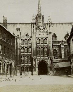 United Kingdom London Guild Hall Old Photo 1900