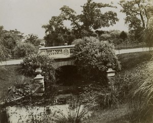 United Kingdom London Dulwich Park Bridge Old Photo 1900