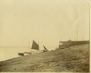 United Kingdom Fleetwood Beach Blackpool Lancashire Old Photo 1900