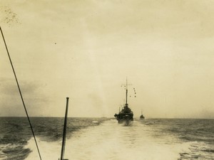 US Navy? Military Ship Firing Training Exercises Old Photo 1929 #2
