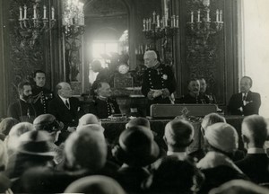 France Marshal Liautey & General Weygand Old Photo Meurisse 1931