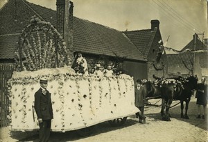 France Nord Decorated Float Pageant Group Old Photo 1930 #1