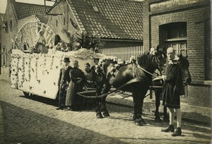 France Nord Decorated Float Pageant Group Old Photo 1930 #2