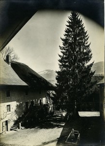France WWI Jura? paysage hivernal ancienne photo 1914-1918 #8