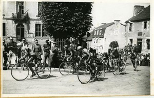 1950 Tour de France Stage 7 etape St Brieuc - Angers Trinité-Porhoët Old Photo