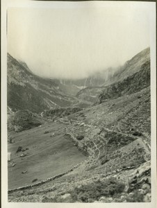France Pyrenees Cirque de Gavarnie Circus Waterfalls Mountain Old Photo 1940 #4