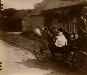 France Wimereux or Dieppe? Caleche house Old amateur Photo 1910 #1