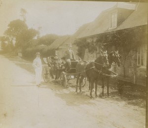 France Wimereux or Dieppe? Caleche house Old amateur Photo 1910 #2