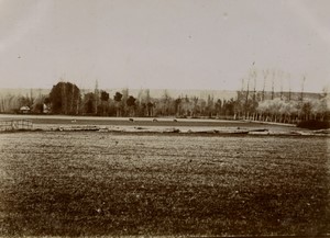 France near Château d'Anet? Countryside Field Old amateur Photo 1900