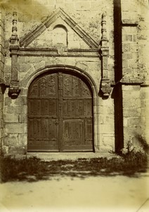 France Saint Piat Church Door Old amateur Photo 1900