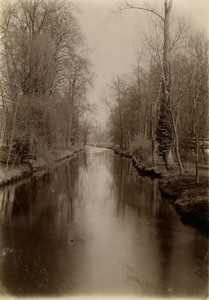 France pres de Maintenon? riviere Eure Campagne ancienne photo amateur 1900 #1