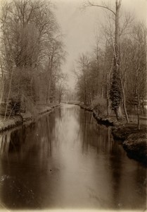 France near Maintenon? Eure river Countryside Old amateur Photo 1900 #1