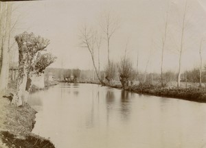 France near Maintenon? Eure river Countryside Old amateur Photo 1900 #6