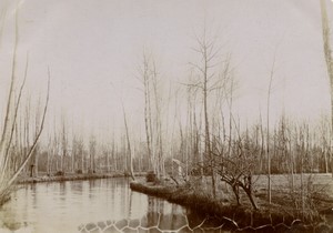 France pres de Maintenon? riviere Eure Campagne ancienne photo amateur 1900 #8
