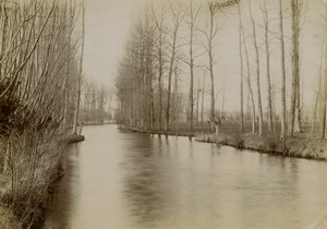 France near Maintenon? Eure river Countryside Old amateur Photo 1900 #9