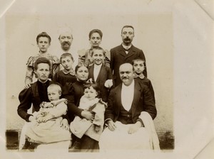 France Chartres Region Family group portrait Old amateur Photo 1900 #1