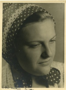 France Nice Danseuse Jako-Mica portrait Old Photo Edwine 1937 #2