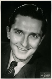 France Paris actor Roger Treville portrait Old Photo le Studio 1940 #2