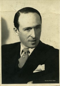 France Actor? Portrait Old Photo 1930