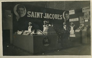 France Tourcoing Biscuiterie Saint Jacques Chocolate? Old Photo Postcard 1930