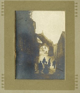 France Saint Bertrand de Comminges Street near cathedral Old Snapshot 1901