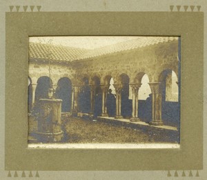 France Saint Bertrand de Comminges Cloister Old Snapshot 1901 #2