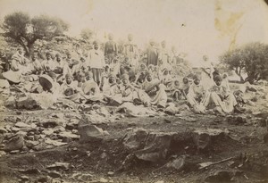 Algeria Nouba of 1st squadron at Bled-Chaaba Old Photo 1900