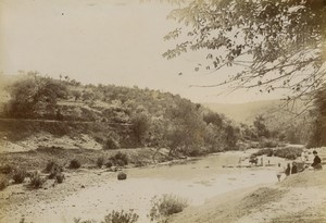 Algeria Sidi Medjahed Gorges of Tafna Old Photo 1900