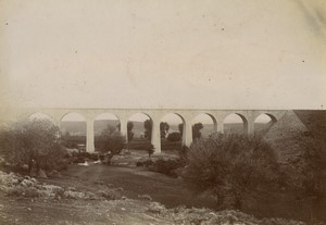Algerie Viaduc d'Aïn Tellout Ancienne Photo 1900