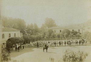 Algeria Bled Chaaba Cavalry squadron Old Photo 1900