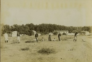 Algeria Bled Chaaba Military group Old Photo 1900