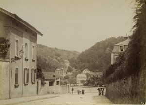 Luxembourg the suburb of Grund Ancienne Photo 1890