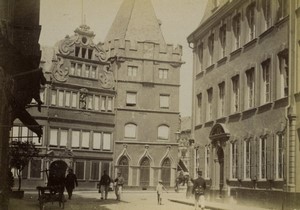 Germany Trier Steipe & Red House Old Photo 1890
