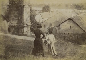 Germany Trier near the Igel column Old Photo 1890