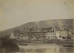 Germany Mühleim Moselle river Old Photo 1890
