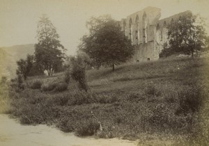Germany Marienburg Castle ruins Moselle river Old Photo 1890 #2