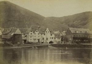 Germany Moselkern Moselle river Old Photo 1890