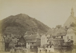 Germany Brodenbach Moselle river Old Photo 1890