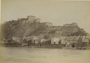 Germany Koblenz Fort Ehrenbreistein Old Photo 1890