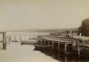 Denmark Korsor Korsør bathhouse Old Photo 1890