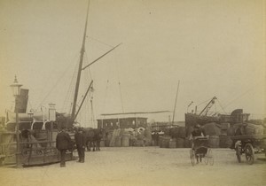Suede Stockholm le Nybro Hammen port de Nybro Ancienne Photo 1890