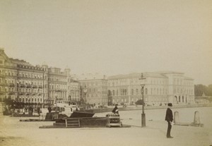Sweden Stockholm Blasieh-Hammen Blasieholmen? Old Photo 1890