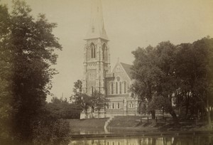 Sweden Stockholm Hedvig Eleonora Church Old Photo 1890