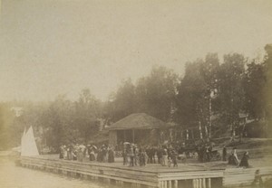 Finland Isle of Aland Mariehamn Station Old Photo 1890