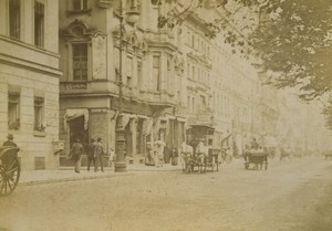 Germany Berlin Unter den Linden one of the side streets Old Photo 1890